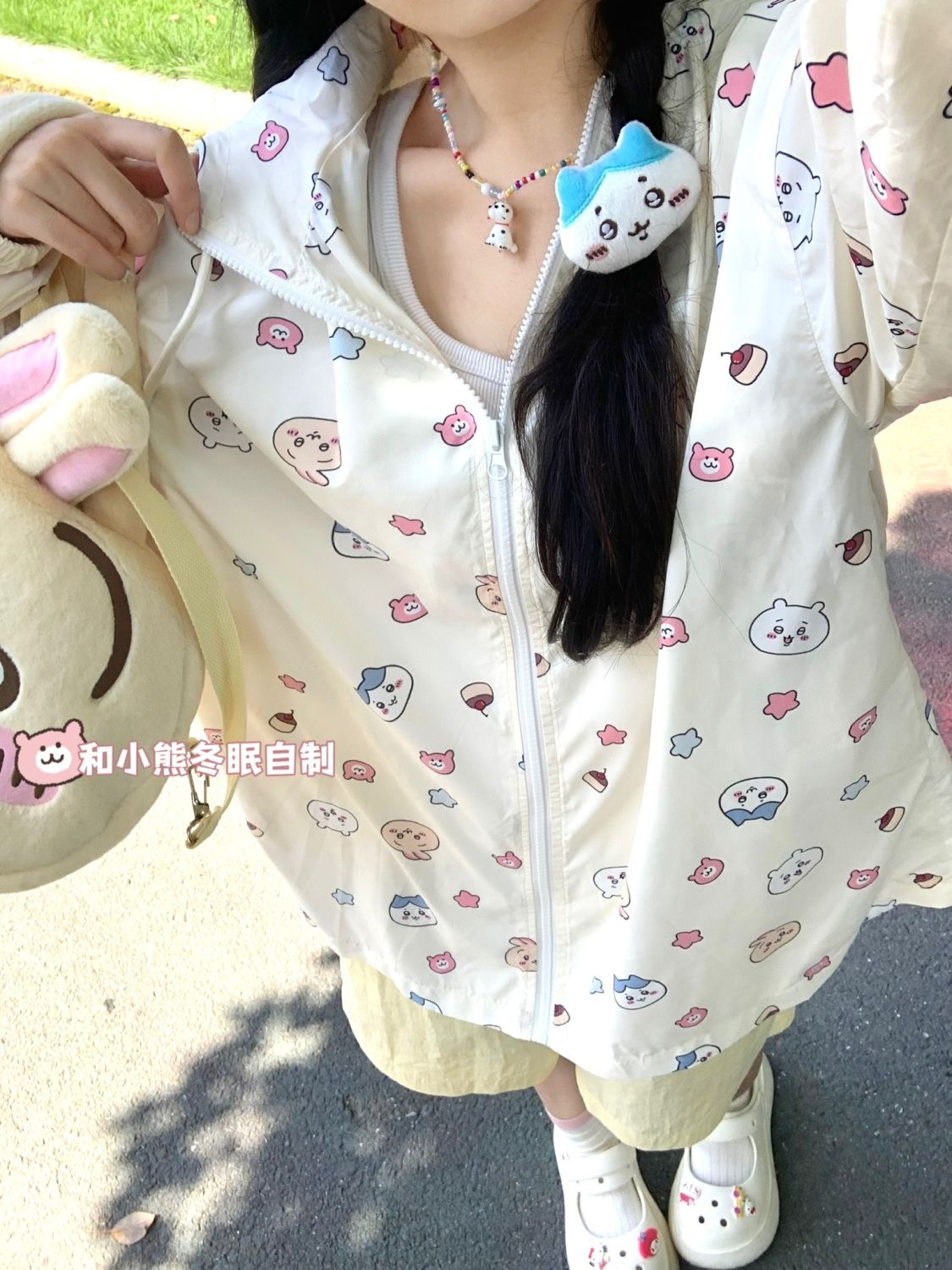 穿這件!!!甜美印花夏季新款可愛防曬服外套女INS超火學生上衣