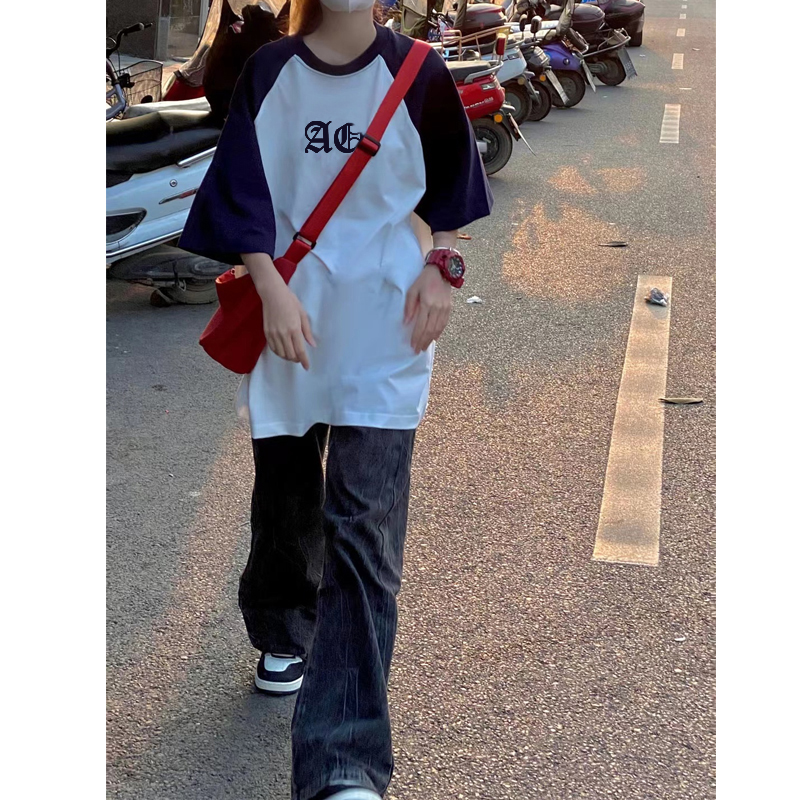 印花純棉210克精梳緊密質量240斤大碼設計感短袖