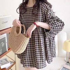 2025 summer large size women's commuting loose shirt doll shirt M-4XL200 catties