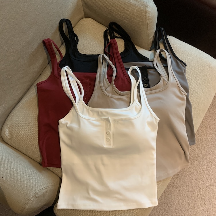 Real shot of two-piece suspenders in spring