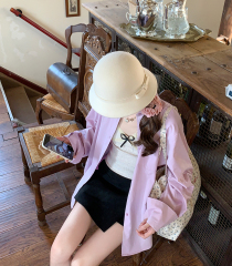 Real-life new style loose casual sunscreen shirt + layered inner slim suspender vest