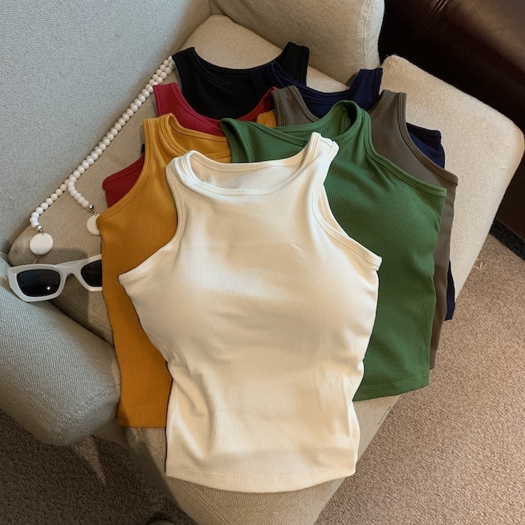 Real shot of autumn and winter retro vest