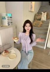 韓系慵懶風顯瘦針織開衫女疊穿外搭披肩長袖上衣兩件