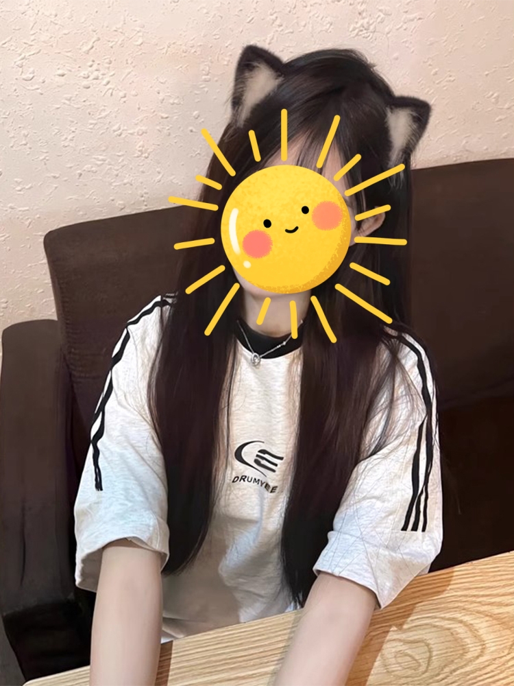 21支210g精梳純棉夏季美式復古高街國潮三條槓插肩短袖t恤男女