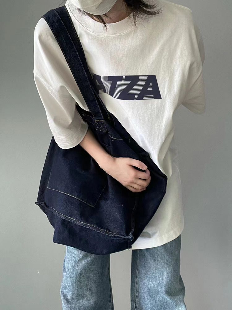Official photo heavyweight/combed pure cotton back collar with seam edges S-XXXL summer short-sleeved T-shirt for women