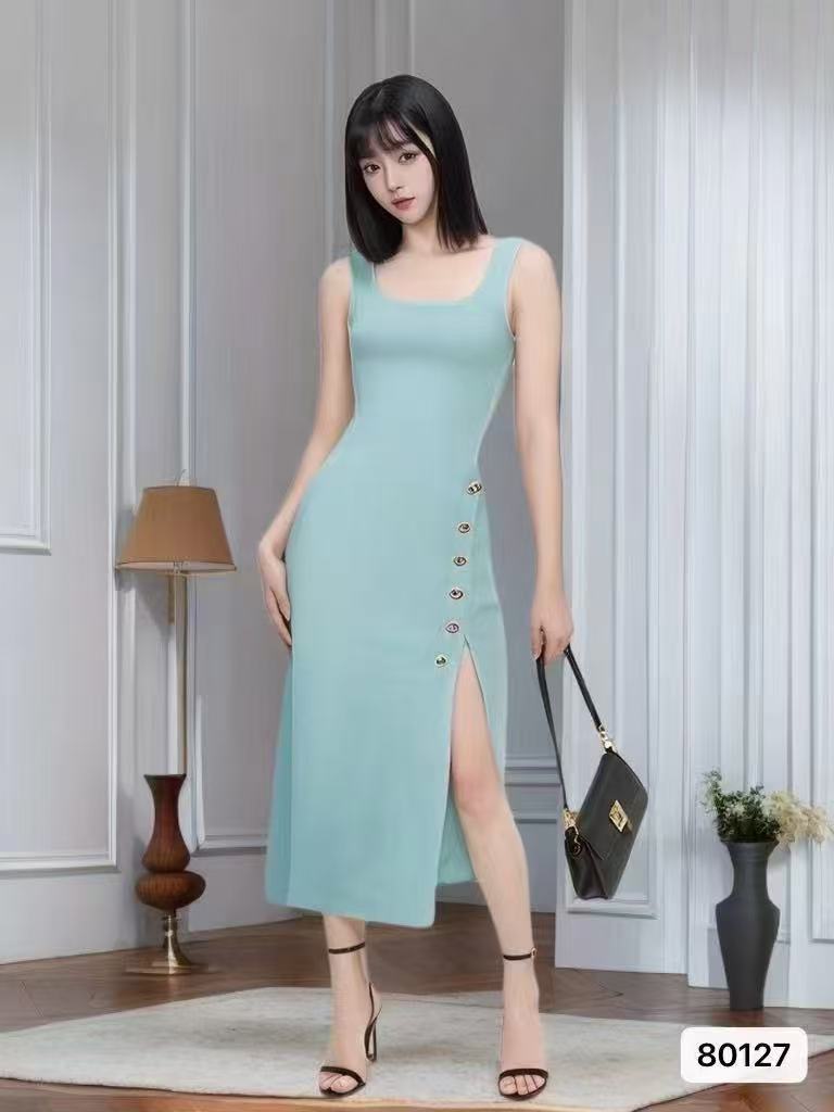 French Korean style dress versatile sexy slim hip-pack skirt for women in spring and summer scheming age-reducing Korean knitted skirt