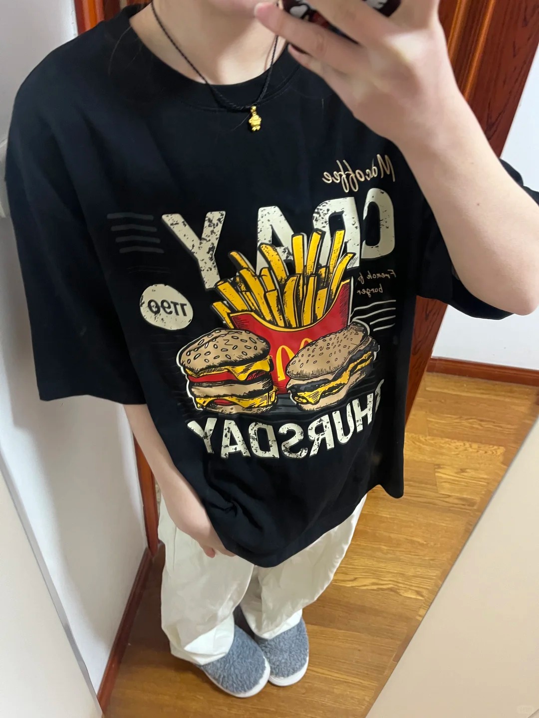 220g pure cotton American cartoon printed short-sleeved T-shirt for women in summer sweet girl loose round neck top