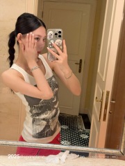 SUNONEONE 印花大U領吊帶背心女春美式復古套頭百搭修身顯瘦上衣