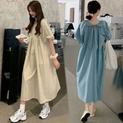 Larger size plus-size sweet and loose fairy princess summer dress 2025 new student girl dress