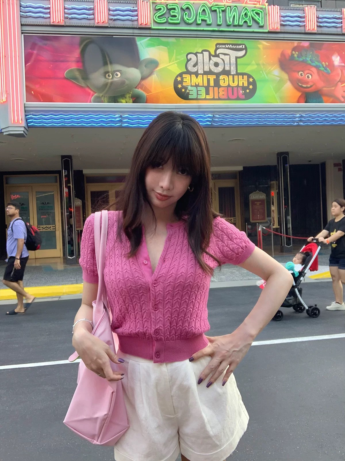 施薇靚 拉夫公園 老錢風經典麻花針織Polo短袖女夏新薄款開衫上衣