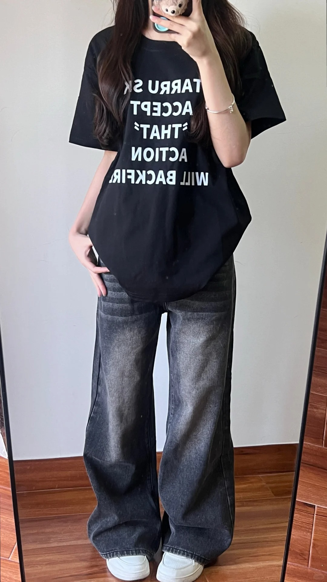 220克純棉美式印花短袖t恤女2025夏季新款寬鬆圓領上衣