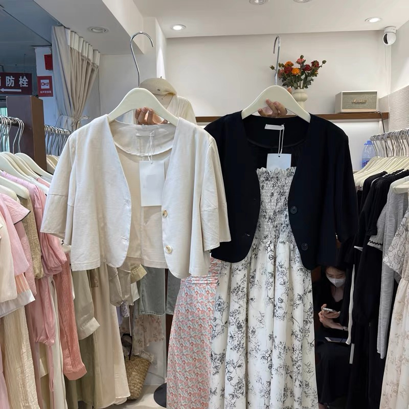 5新夏韓版寬鬆工裝外套女時尚百搭小眾休閒氣質短款上衣潮