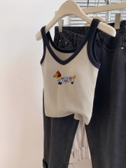 Bra-cup 40 pieces, 210g 92% cotton 8% spandex, design-savvy niche trendy topless top