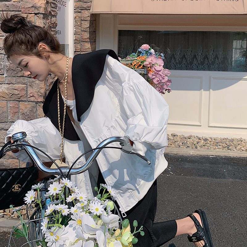 2025春裝衣女新款氣質寬鬆顯瘦棒球服外套潮外貿新款大碼