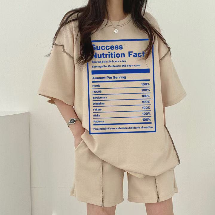 Casual age-reducing shorts shorts fashionable salt two-piece set for women's new 2025 style