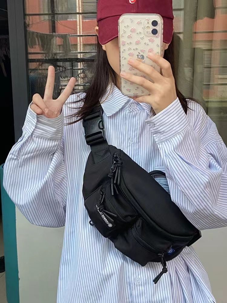 春秋季新款條紋襯衣寬鬆內搭長袖襯衫設計感小眾學生襯衣女上衣潮