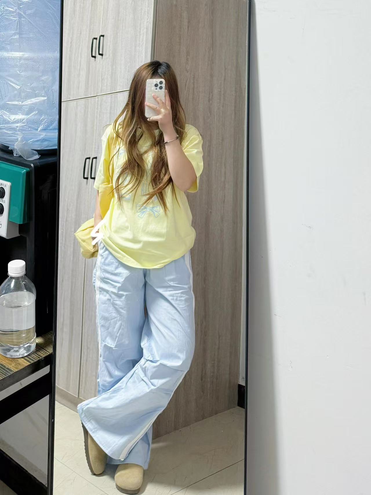 高品質純棉200克100%棉精梳緊密優質做工前印花短袖t恤女