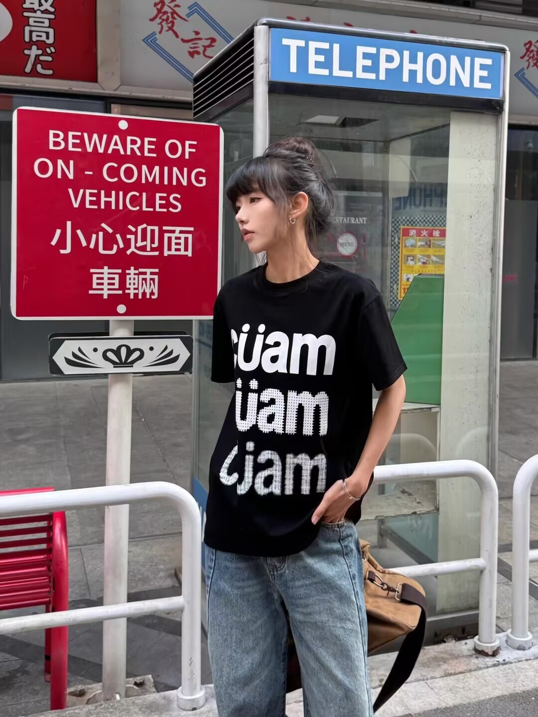 高品質純棉200克精梳緊密100%棉直播同品前印花寬鬆短袖t恤女