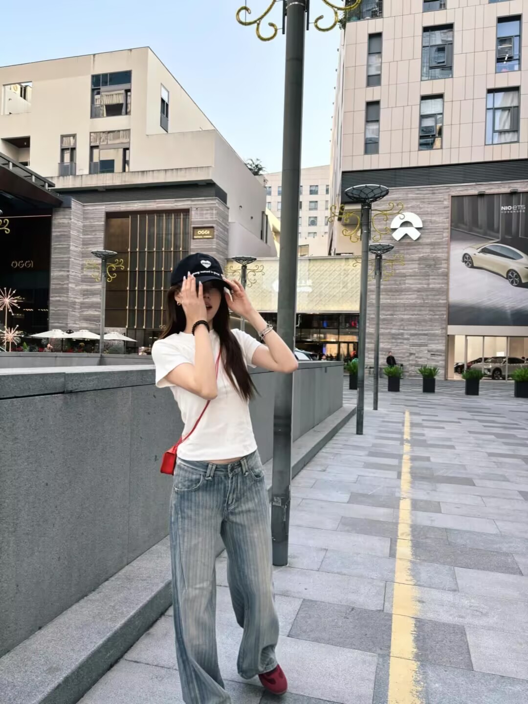 高品質純棉210克40支奧代爾帶彈力純色修身短袖t恤女