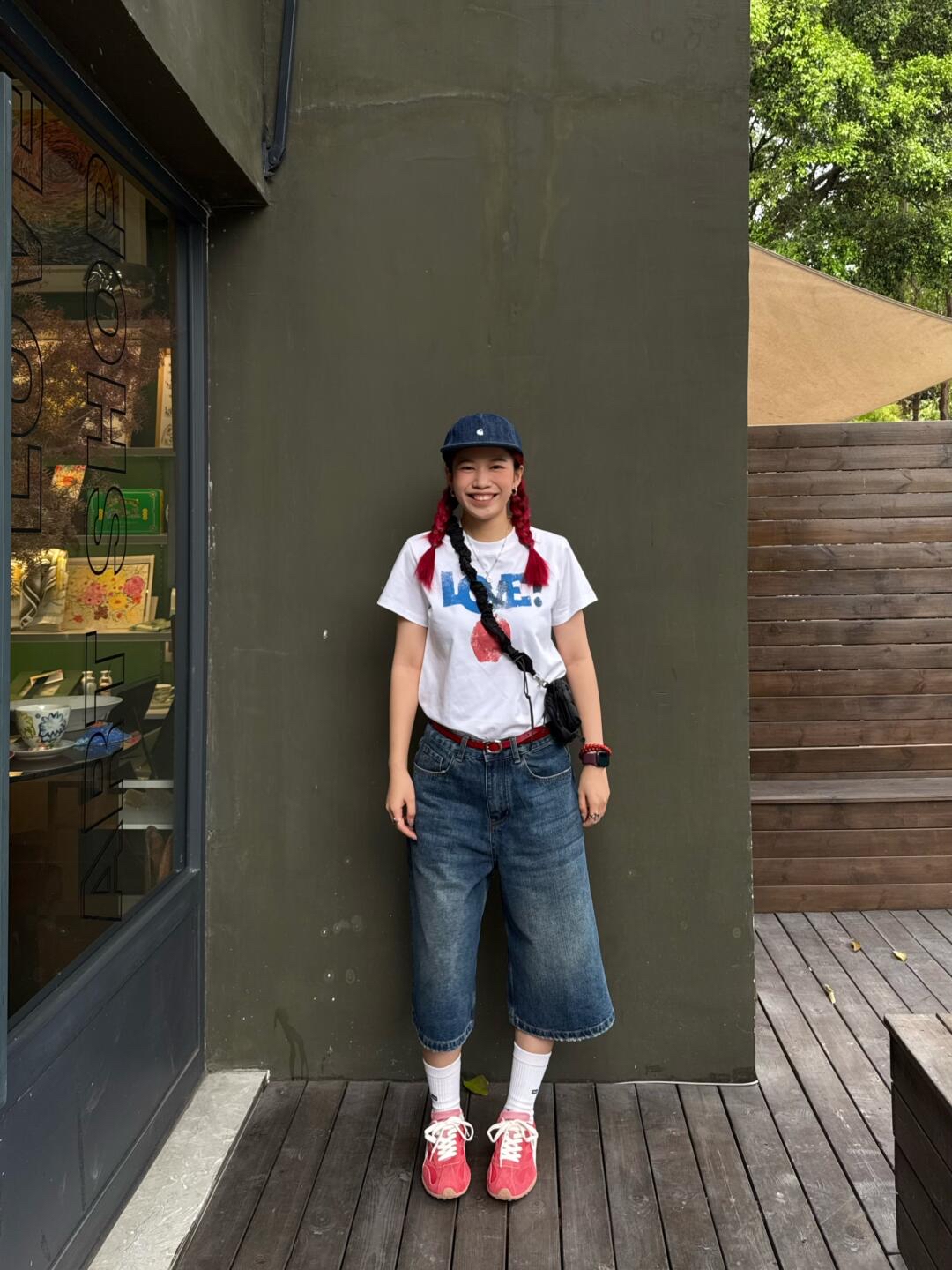 High-quality pure cotton 210g 40 Odale with elastic front printed slim short-sleeved T-shirt for women