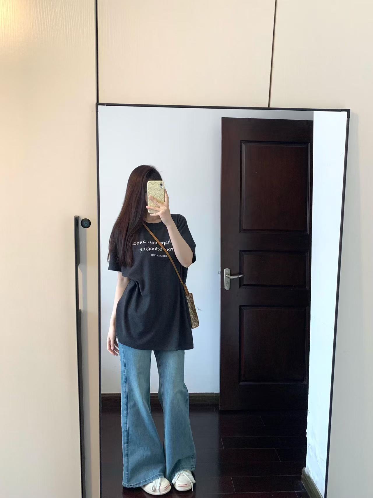 高品質純棉200克100%棉精梳緊密優質做工前印花短袖t恤女