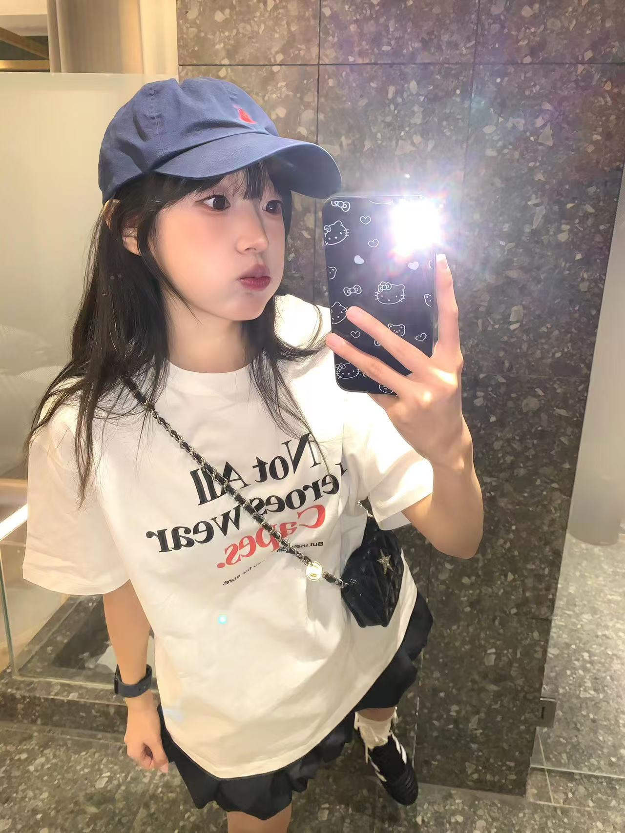 高品質純棉200克100%棉精梳緊密優質做工前印花短袖t恤女