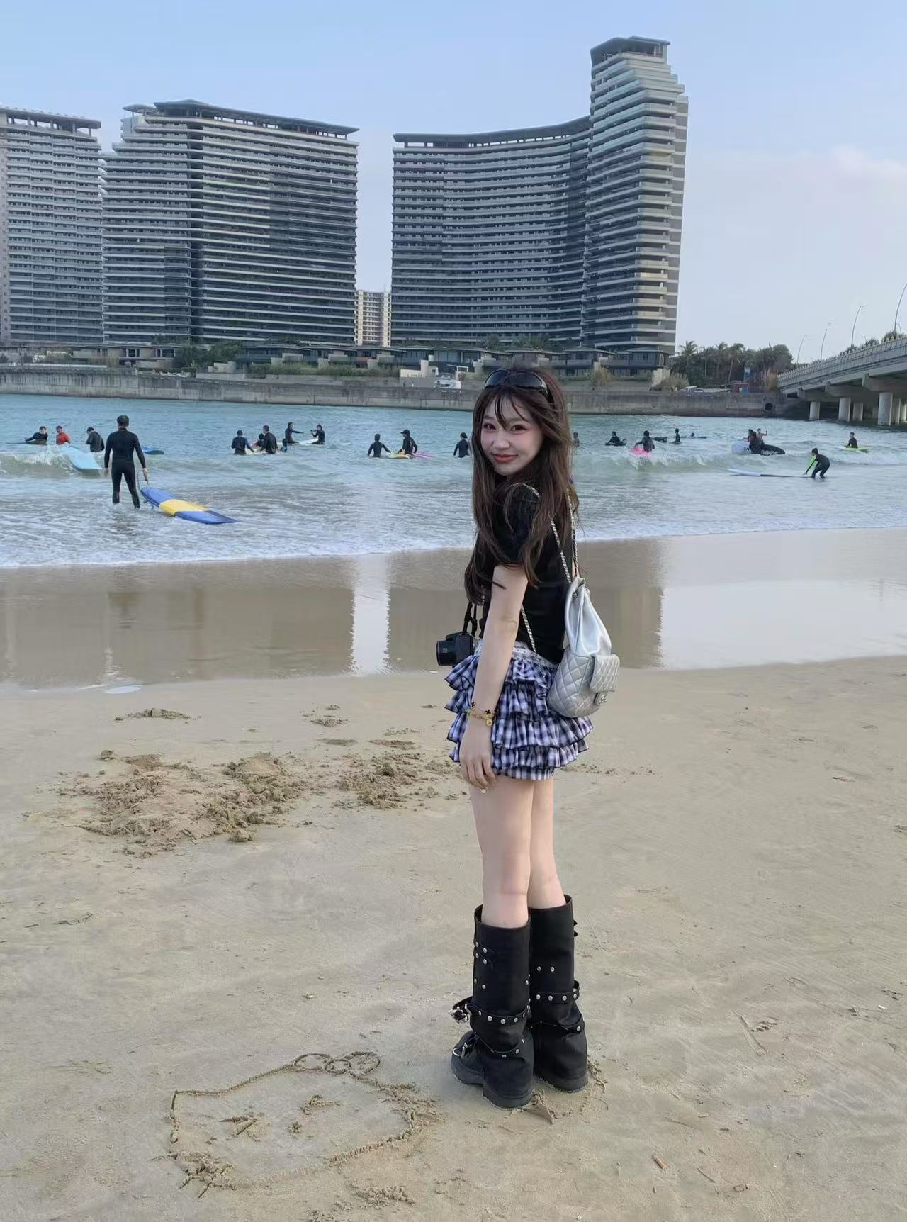 高質量純棉210克40支奧代爾92棉 8氨綸純色修身辣妹短款t恤女