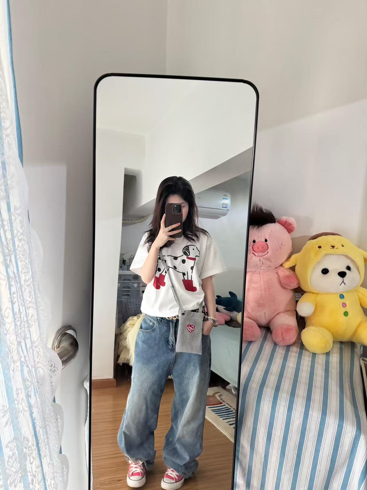 High-quality pure cotton 200g 100% cotton combed tight high-quality workmanship short-sleeved T-shirt for women