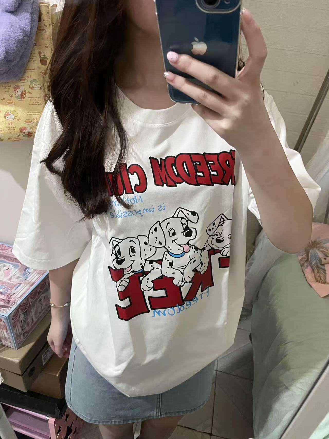 High-quality pure cotton 200g 100% cotton combed tight high-quality workmanship short-sleeved T-shirt for women