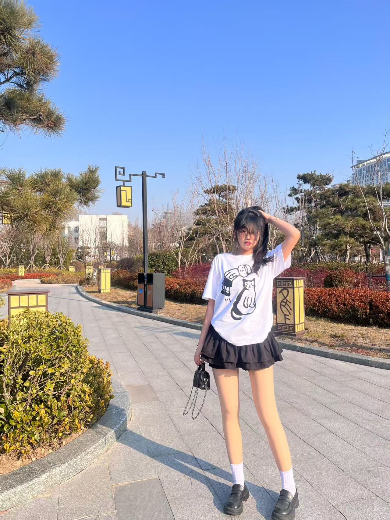 High-quality pure cotton 200g 100% cotton combed tight high-quality workmanship short-sleeved T-shirt for women