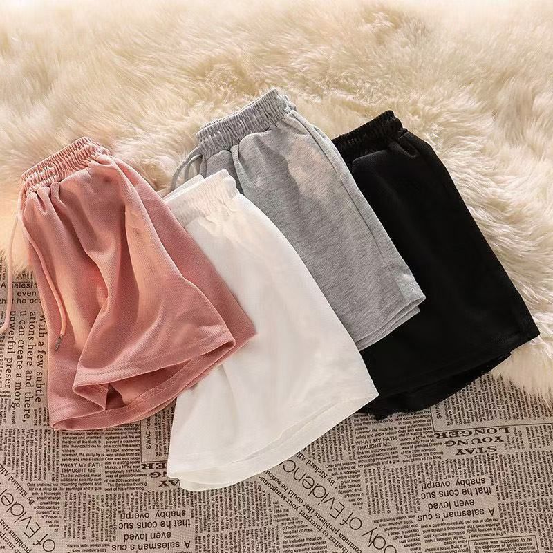 Women's Summer 2025 New Thin Loose Hiding Wide Leg Pants Student Casual Drawstring Ins