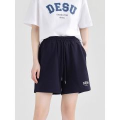 Women's Summer 2025 New Thin Loose Hiding Wide Leg Pants Student Casual Drawstring Ins