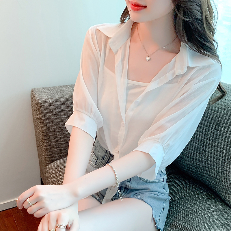 已出貨小披肩外套女2025春夏新款百搭雪紡防曬衣超薄短款外搭開衫