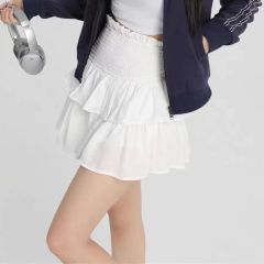 Short skirt women's cake skirt white fluffy skirt high waist skirt girl style slim short skirt skirt black ballet skirt