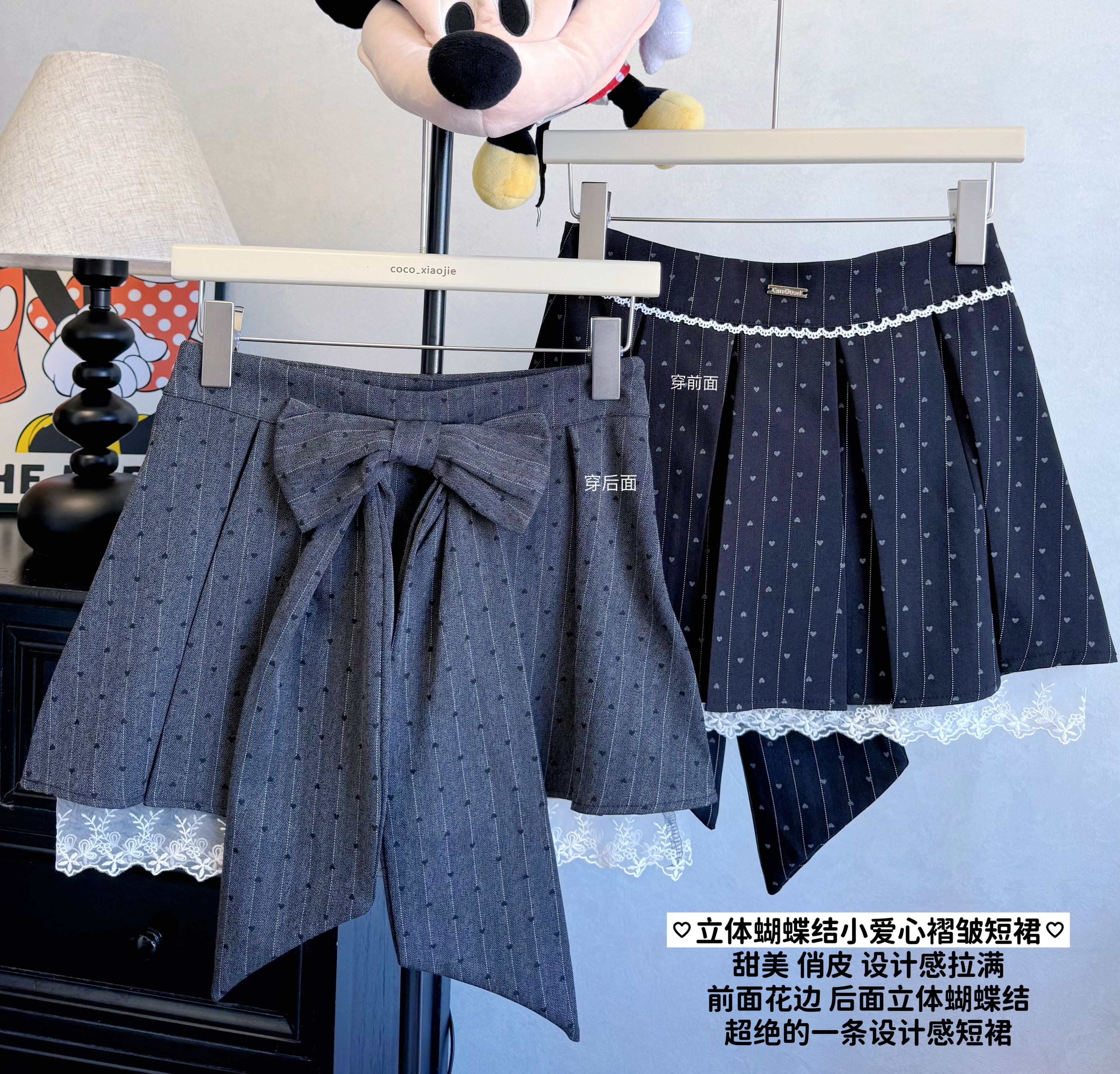 Real shot of long legs buff gray skirt for women in summer A-line pleated skirt for slim hip skirt niche short skirt