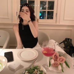 春夏學生韓版新款修身無袖針織背心女