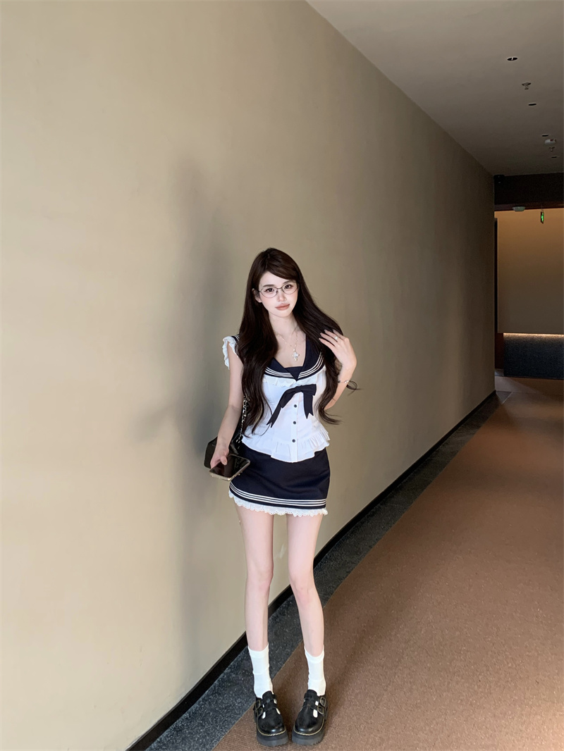 Real photos of the chaebol forward women's versatile tops for women in summer, hot girls look slim and sleeveless