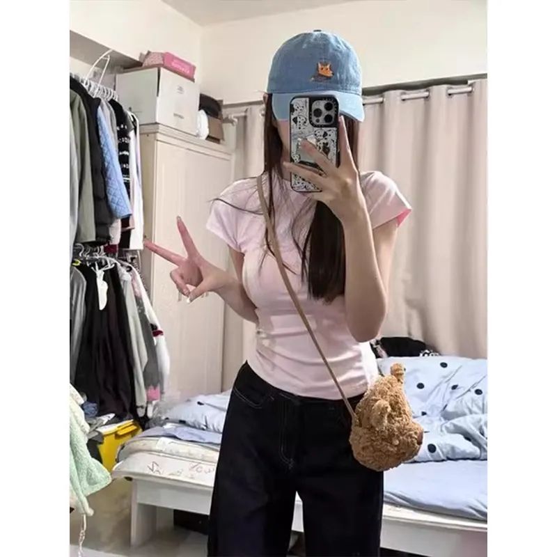 已出貨 純棉 40支210克 92棉8氨綸 短袖t恤女
