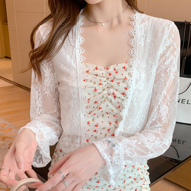 Small shawl jacket for women 2025 spring and summer new small vest versatile chiffon sun protection clothes ultra-thin short exterior cardigan