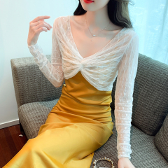 2025 spring and summer real shot large size new short kink sunscreen shirt long sleeves