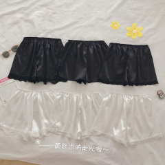 Real-shot leggings for women in summer anti-exposure safety pants insurance pants thin lace lace pants