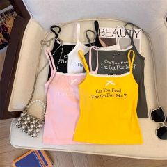 吊帶背心帶胸墊打底內搭2025新款抹胸美背內衣短款上衣女潮