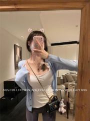 純欲風2025背心女外穿帶胸墊辣妹修身顯瘦內搭打底上衣女