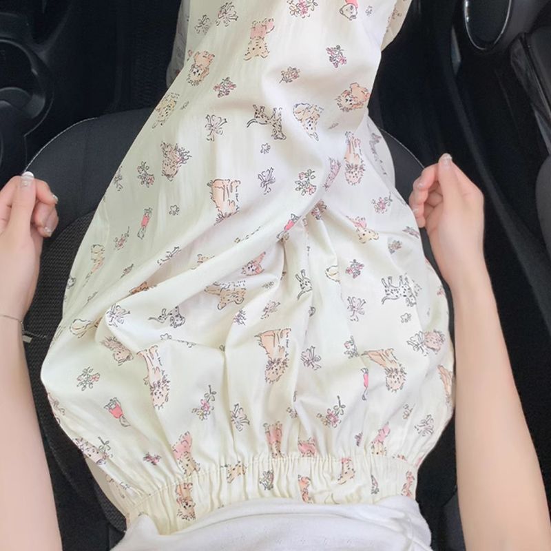 Animal printed ice silk silky trousers for women's summer thin high waist drooping small white wide-leg pants