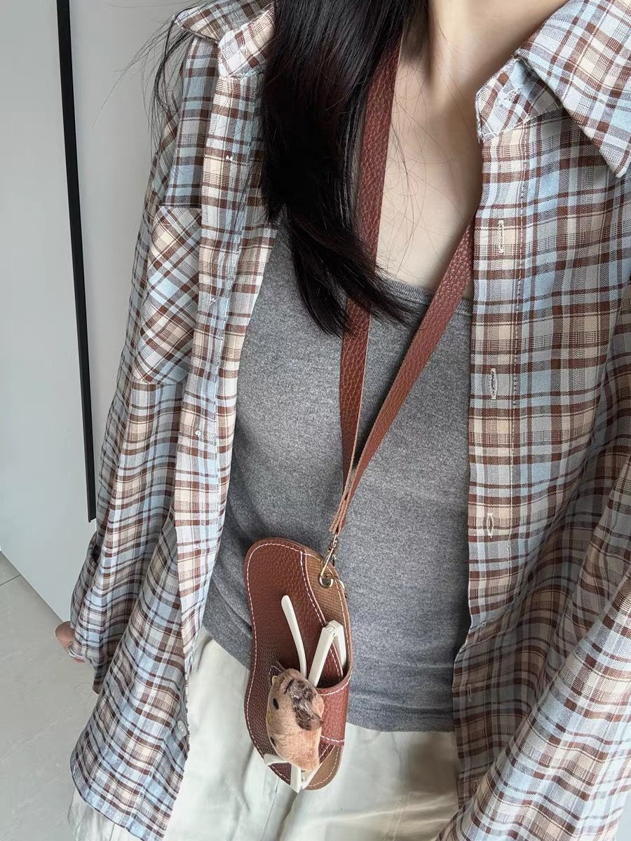 New spring and autumn new retro plaid sunscreen shirt for women new casual lazy style loose long-sleeved shirt jacket