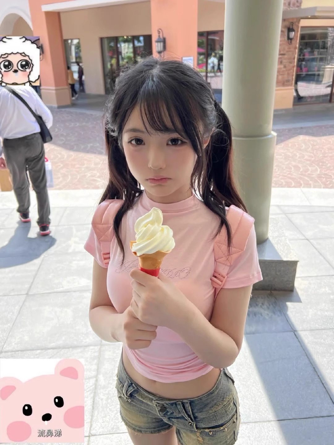 網絡圖 210克 40支純棉奧代爾92%棉 8%氨綸 2025夏裝短袖T恤女