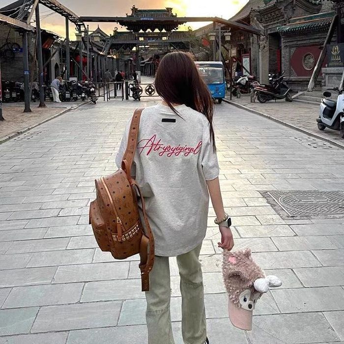 原版做工  刺繡+訂膠標 19支220克純棉 螺紋領+包邊拉肩