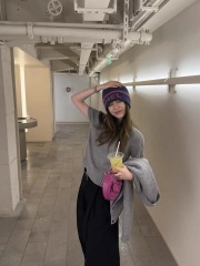 Half turtle neck knitted short-sleeved women's simple base with long-sleeved T-shirt