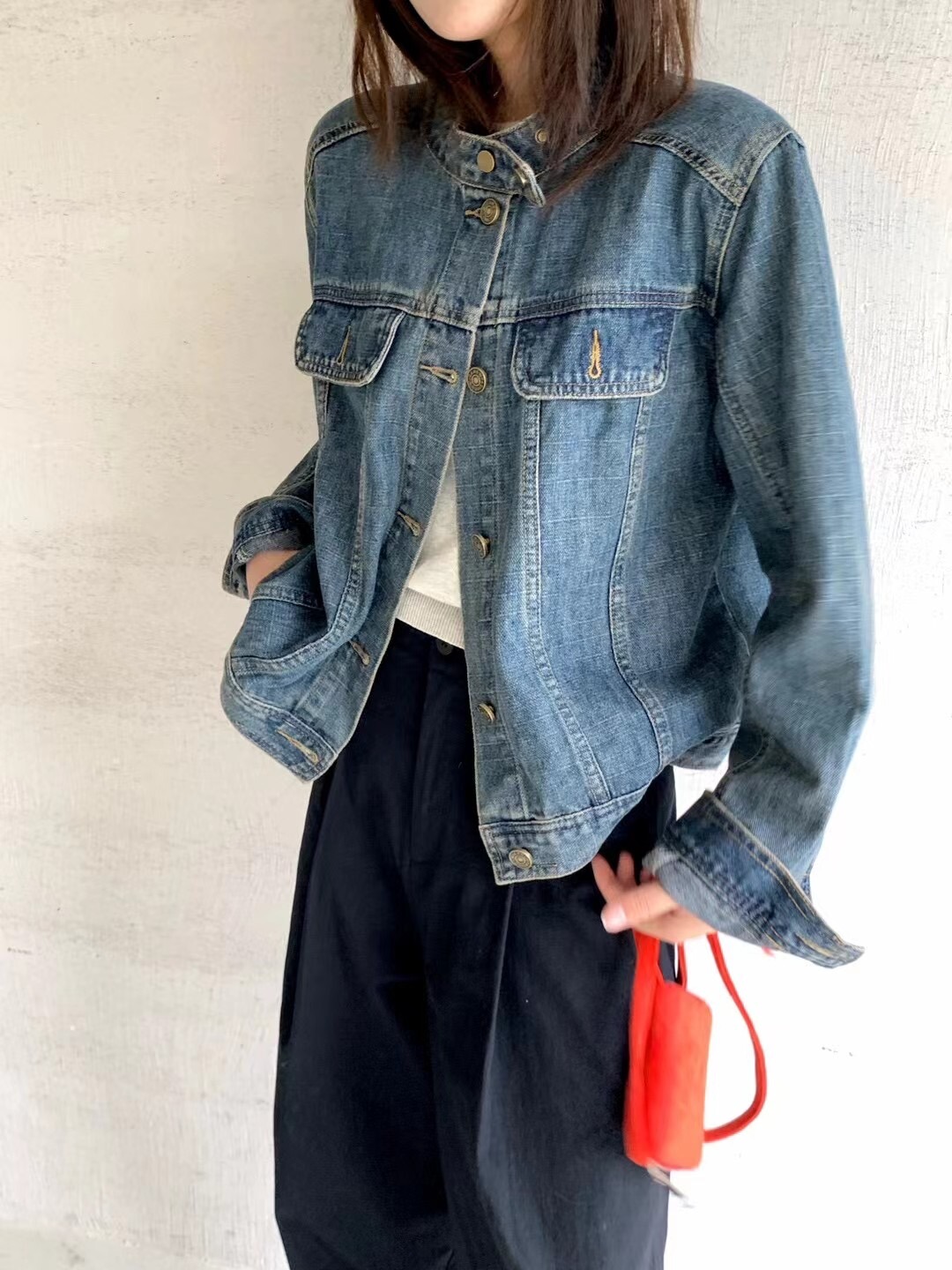 Retro Washed Denim Jacket - Early Autumn New Arrival - High-End Style Loose Fit Versatile Jacket Top