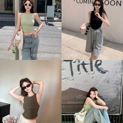 Lilylikes "Api Private Vest 2.0 Cool and Ice Curved Hem Covering the Secondary Tits Top